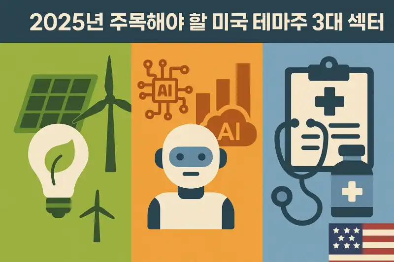 2025년 주목해야 할 미국 테마주 3대 섹터