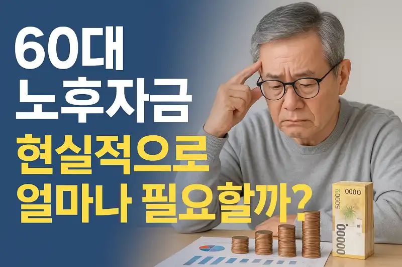 60대 노후자금, 현실적으로 얼마나 필요할까?