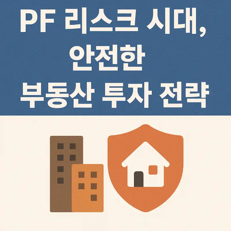 PF 리스크 시대, 안전한 부동산 투자 전략