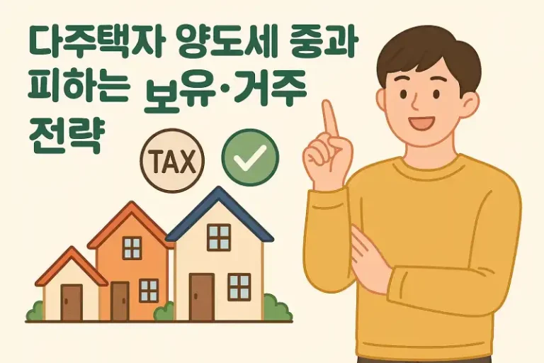 다주택자 양도세 중과 피하는 보유·거주 전략