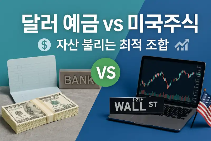 달러 예금 vs 미국주식, 자산 불리는 최적 조합