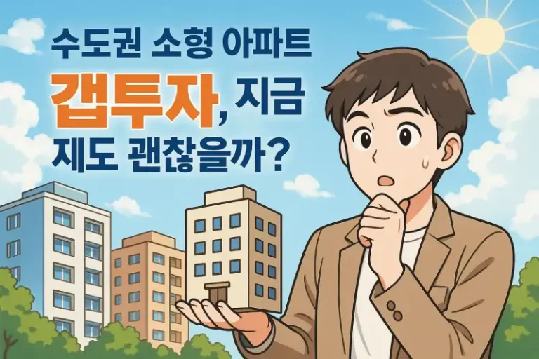 수도권 소형 아파트 갭투자, 지금 해도 괜찮을까?