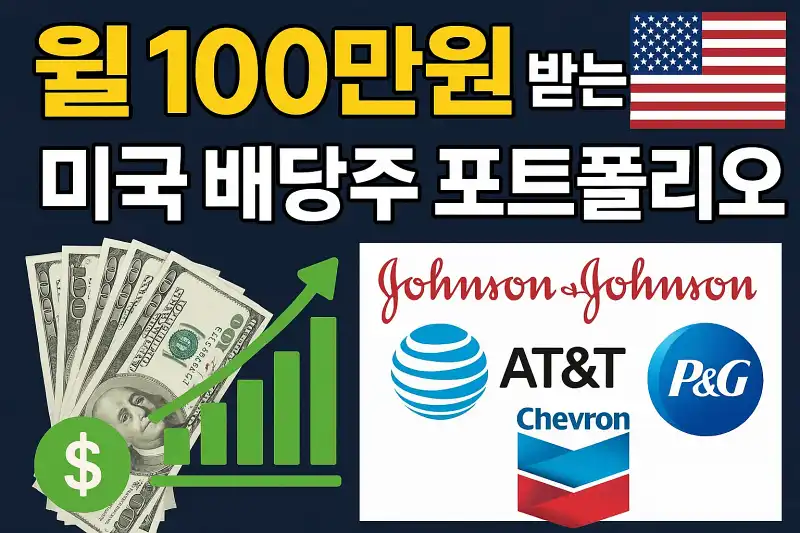 월 100만원 받는 미국 배당주 포트폴리오