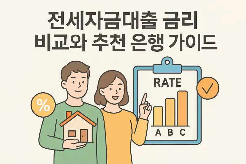 전세자금대출 금리 비교와 추천 은행 가이드