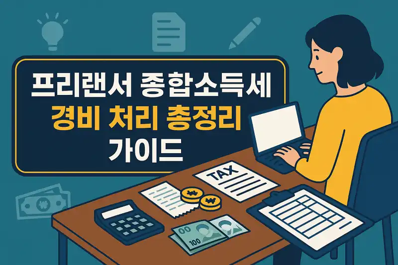 프리랜서 종합소득세 경비 처리 총정리 가이드