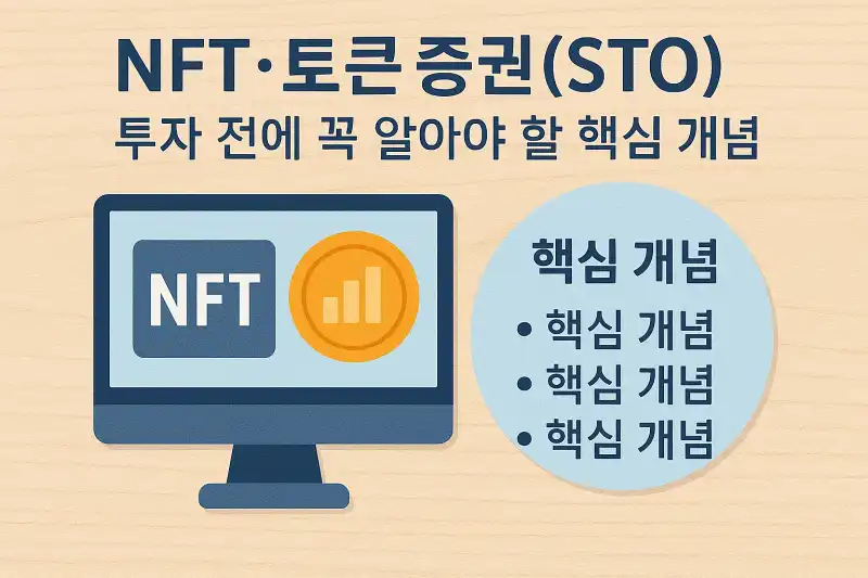 NFT·토큰 증권(STO) 투자 전에 꼭 알아야 할 핵심 개념