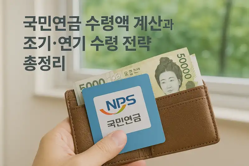 국민연금 수령액 계산과 조기·연기 수령 전략 총정리