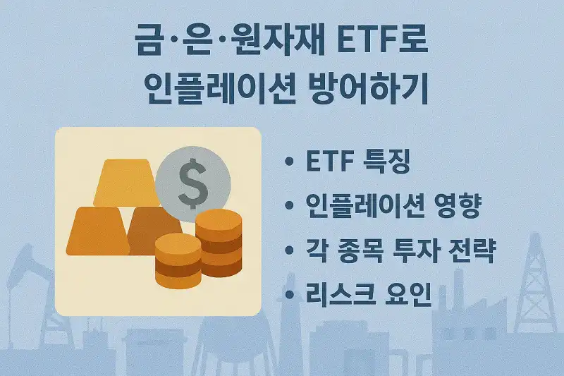 금·은·원자재 ETF로 인플레이션 방어하기