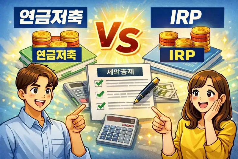 연금저축 vs IRP 세액공제 조합 꿀팁