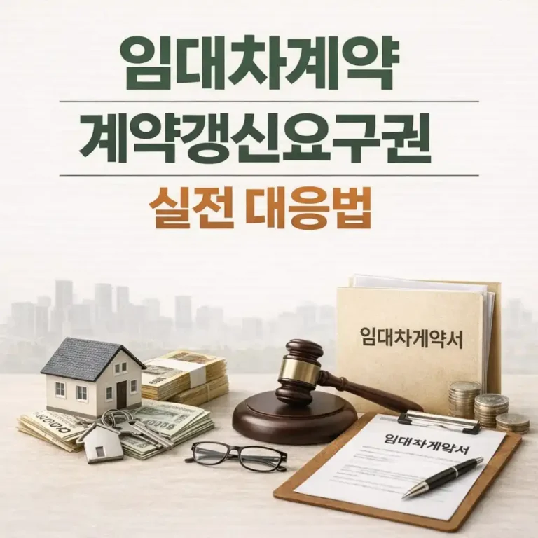 임대차계약 계약갱신요구권 실전 대응법