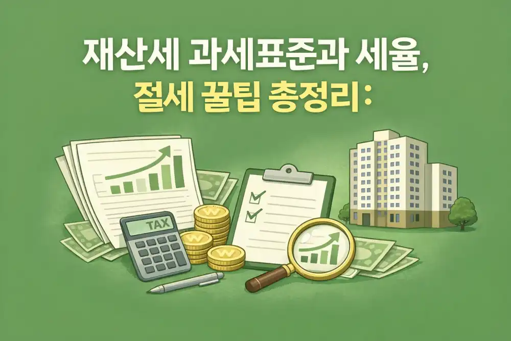 재산세 과세표준과 세율, 절세 꿀팁 총정리