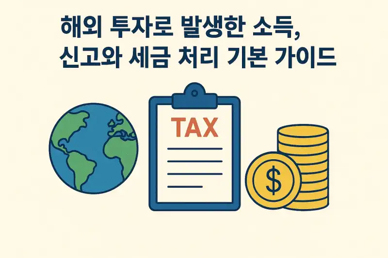 해외 투자로 발생한 소득, 신고와 세금 처리 기본 가이드