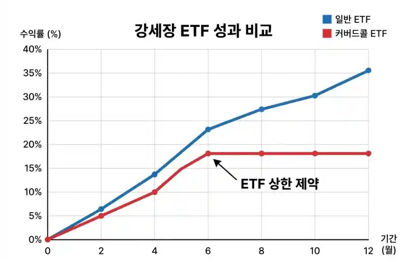 상승장 ETF 수익률 비교 그래프3