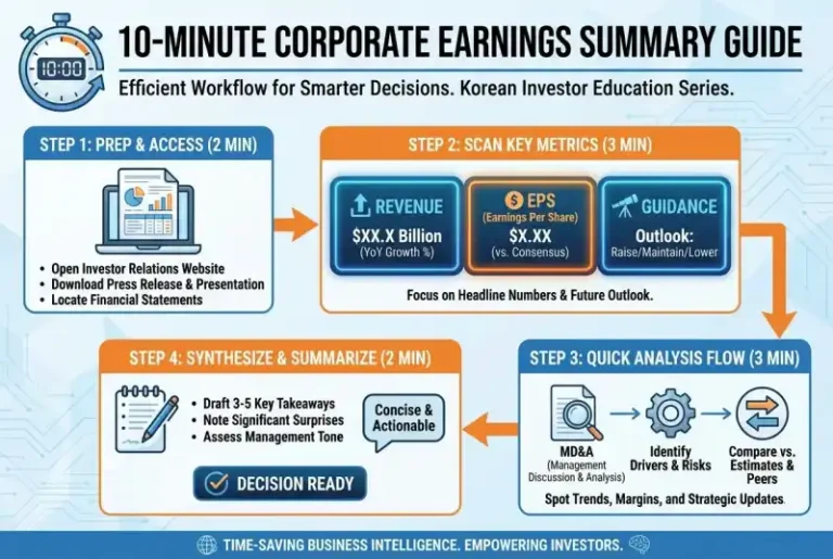 실적 공시 10분 요약법