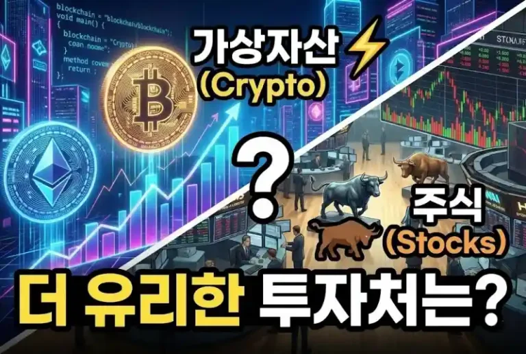 가상자산 주식보다 유리한가