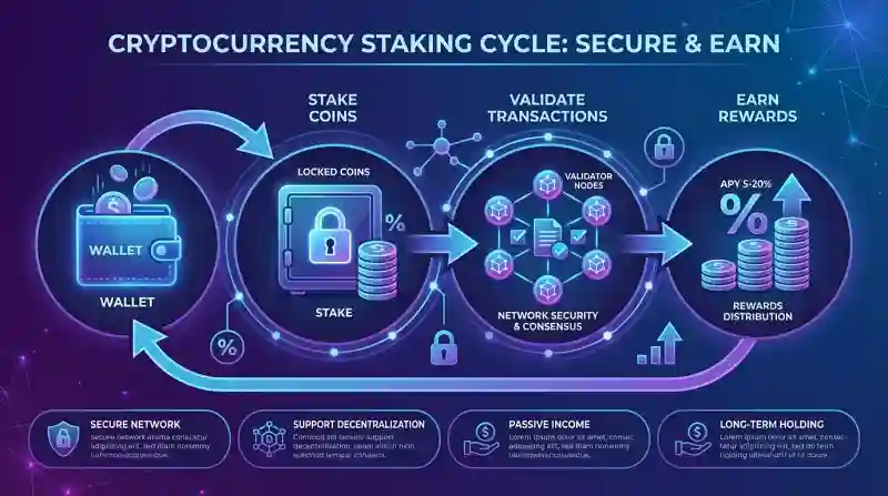 암호화폐 스테이킹으로 월 수익 만드는 법