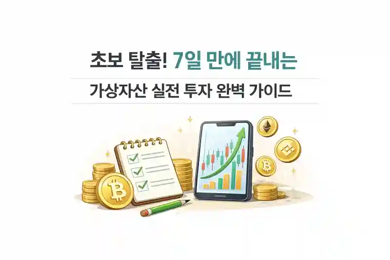 초보 탈출! 7일 만에 끝내는 가상자산 실전 투자 완벽 가이드