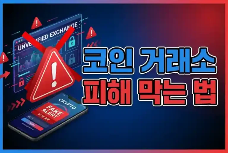 코인 거래소 피해 막는 법, 이런 특징 보이면 절대 사용 금지