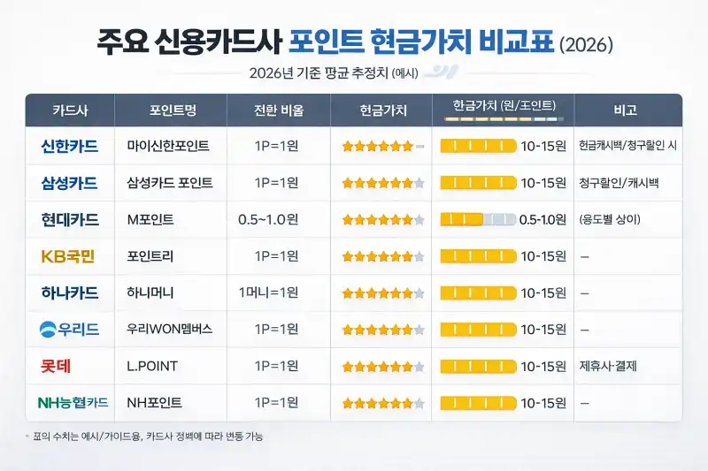 포인트 마일리지 현금가치 환산법 똑똑한 계산으로 최대값 꺼내기