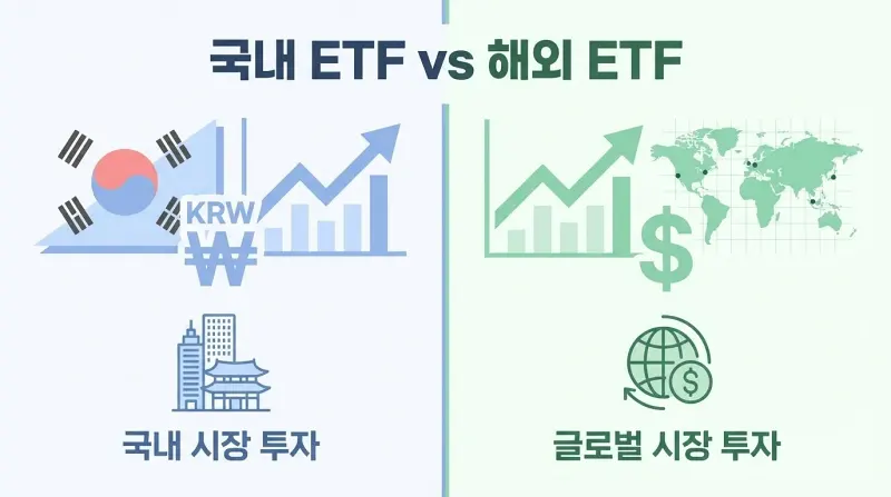국내 ETF vs 해외 ETF 직접 투자