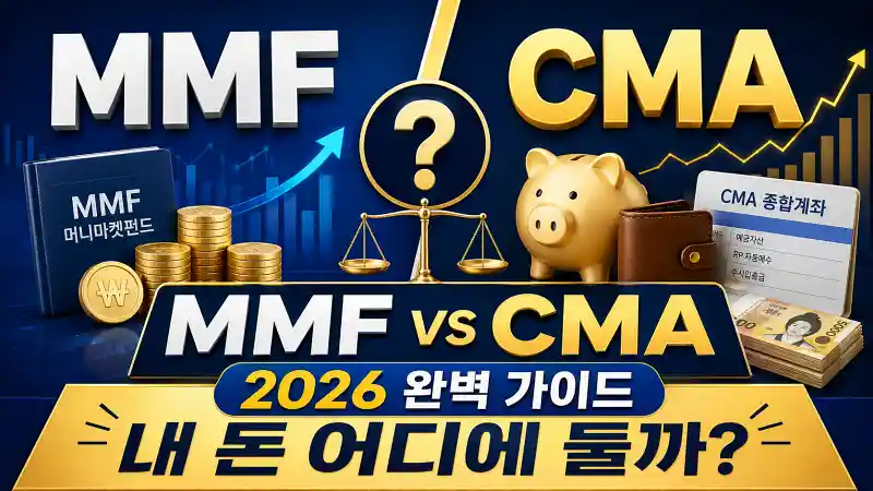 MMF CMA 차이 2026 완벽 가이드