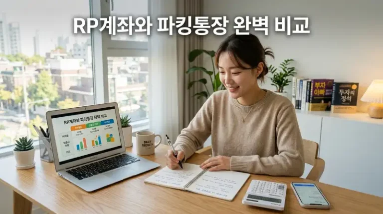 RP계좌와 파킹통장 완벽 비교