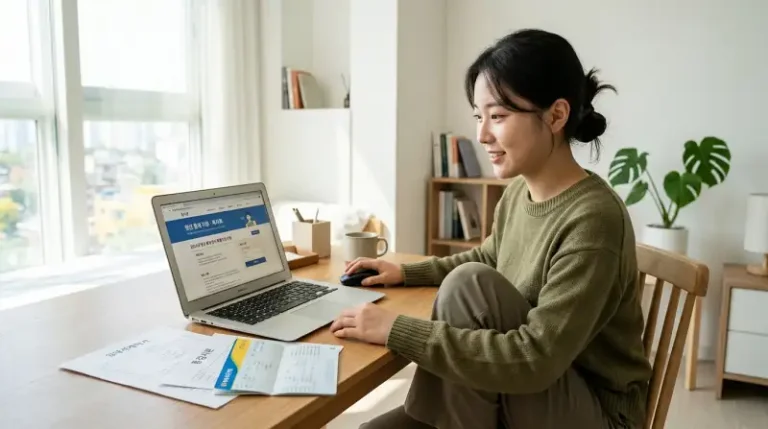 청년 월세 신청 장면