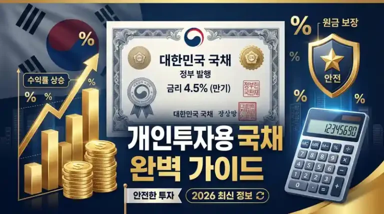 개인투자용 국채 투자 방법 총정리
