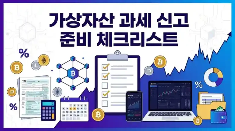 가상자산 과세 신고 준비 체크리스트
