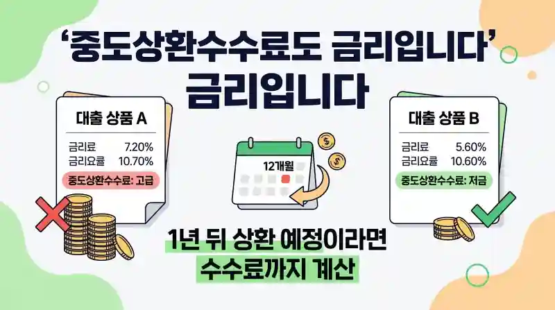 중도상환수수료도 금리입니다